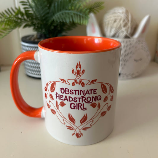 Obstinate Headstrong Girl Mug // 11 oz. // Pride and Prejudice