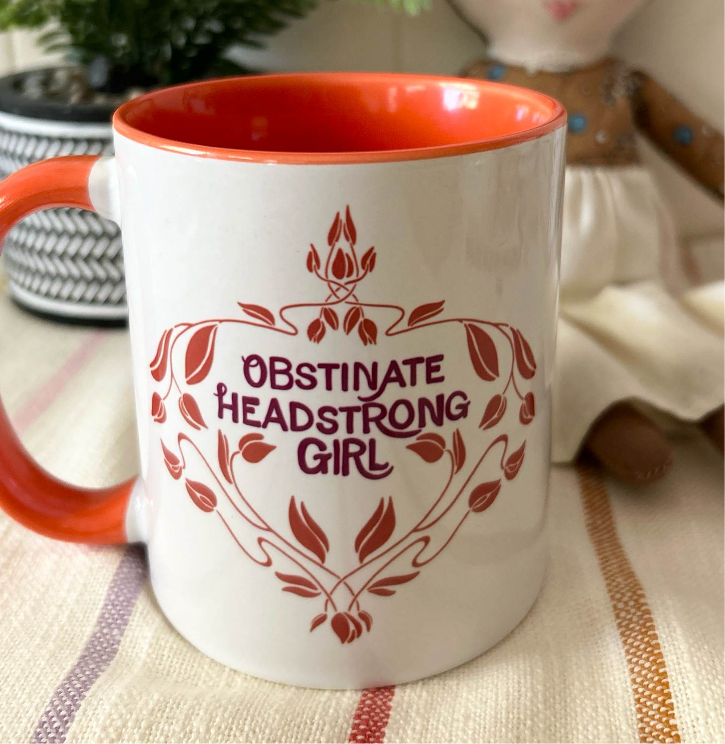 Obstinate Headstrong Girl Mug // 11 oz. // Pride and Prejudice