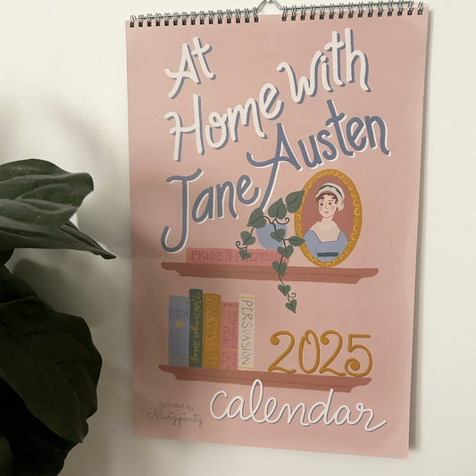 At Home With Jane Austen Wall calendar 2025