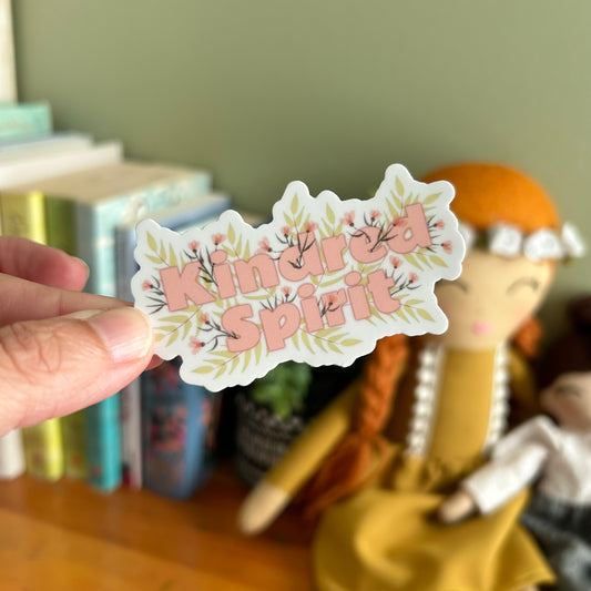 Kindred Spirit Floral Vinyl Sticker